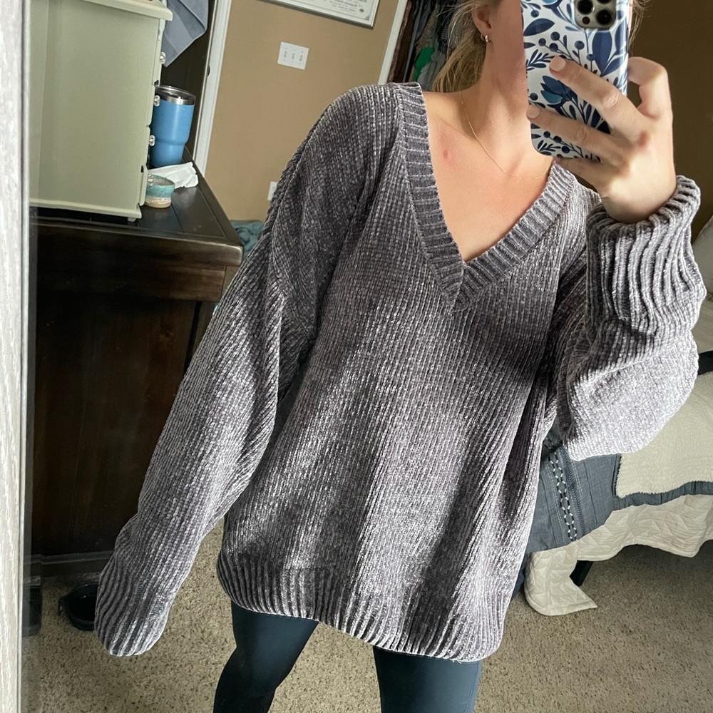 Zenana Outfitters Grey oversize sweater. SOFTEST THING EVER!!